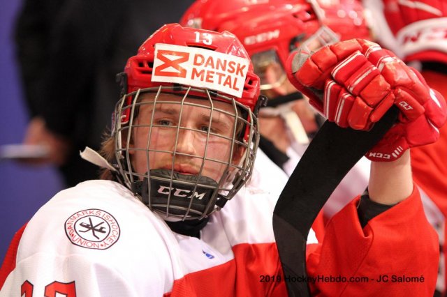 Photo hockey match Denmark - France le 18/04/2019