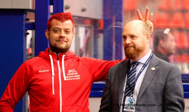 Photo hockey match Denmark - France le 18/04/2019