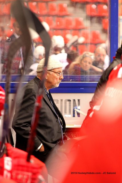 Photo hockey match Denmark - France le 18/04/2019