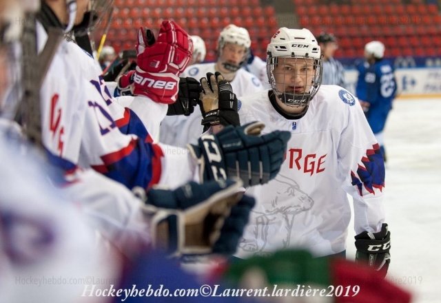 Photo hockey match France - Norway le 17/04/2019