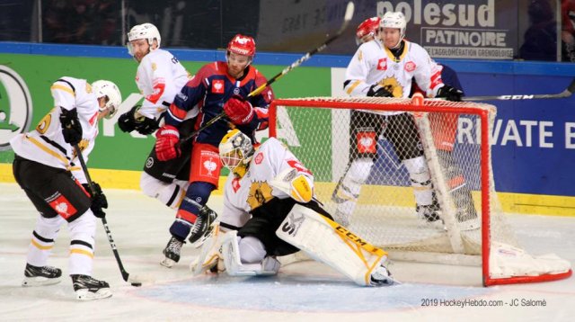 Photo hockey match Grenoble  - Skellefteå le 07/09/2019