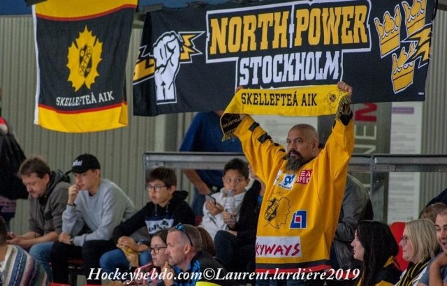 Photo hockey match Grenoble  - Skellefteå le 07/09/2019