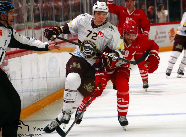 Photo hockey match Lausanne - Genève le 24/09/2019