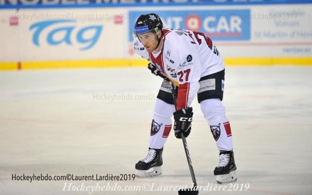 Photo hockey match Grenoble  - Chamonix  le 24/09/2019