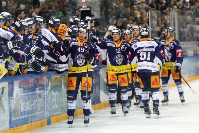 Photo hockey match Zug - Genève le 01/10/2019