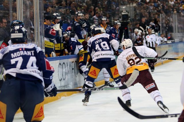 Photo hockey match Zug - Genève le 01/10/2019
