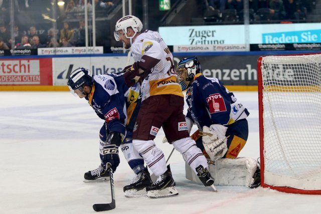 Photo hockey match Zug - Genève le 01/10/2019