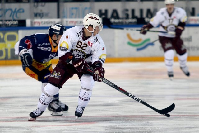 Photo hockey match Zug - Genève le 01/10/2019
