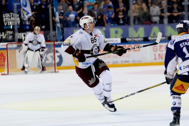 Photo hockey match Zug - Genève le 01/10/2019