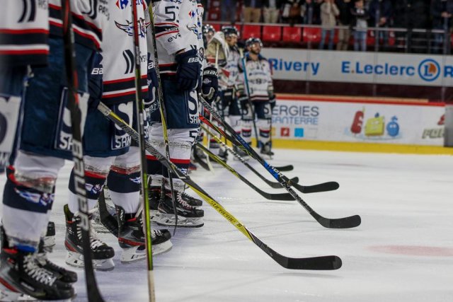 Photo hockey match Amiens  - Angers  le 01/10/2019