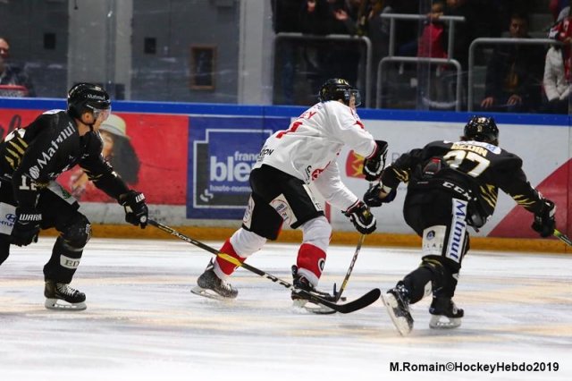 Photo hockey match Rouen - Amiens  le 18/10/2019