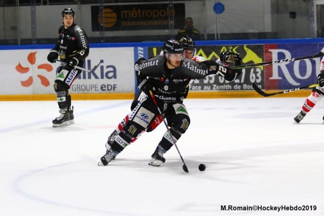 Photo hockey match Rouen - Amiens  le 18/10/2019