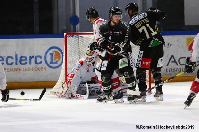 Photo hockey match Rouen - Amiens  le 18/10/2019