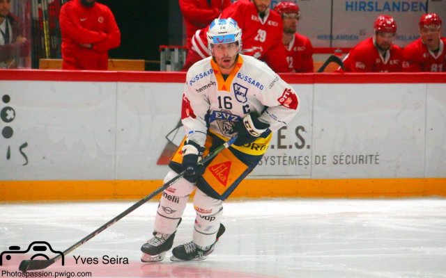 Photo hockey match Lausanne - Zug le 22/10/2019