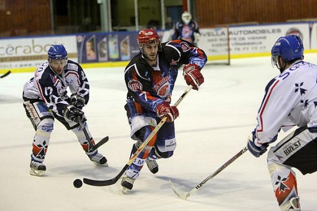 Photo hockey reportage D2 : PO - Lyon vs Brest en images