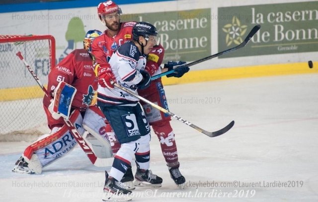 Photo hockey match Grenoble  - Angers  le 25/10/2019