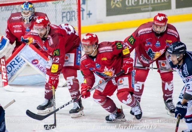 Photo hockey match Grenoble  - Angers  le 25/10/2019