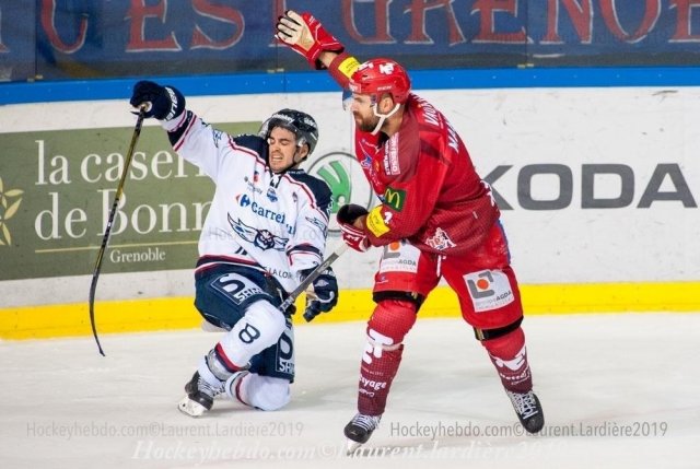 Photo hockey match Grenoble  - Angers  le 25/10/2019