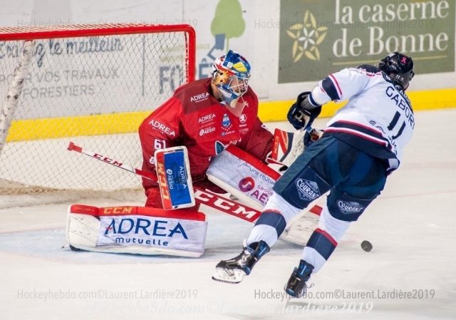 Photo hockey match Grenoble  - Angers  le 25/10/2019