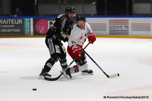 Photo hockey match Rouen - Briançon  le 31/10/2019