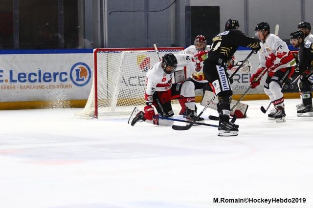 Photo hockey match Rouen - Briançon  le 31/10/2019