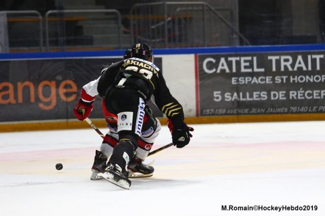Photo hockey match Rouen - Briançon  le 31/10/2019