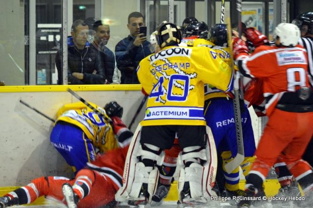 Photo hockey match Dijon  - Compiègne le 02/11/2019