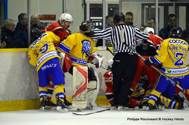 Photo hockey match Dijon  - Compiègne le 02/11/2019