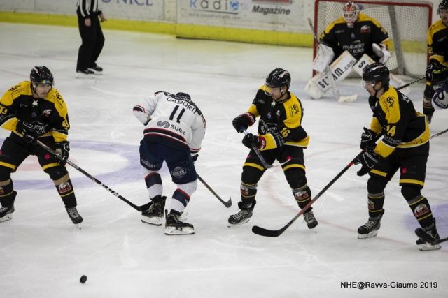 Photo hockey match Nice - Angers  le 02/11/2019
