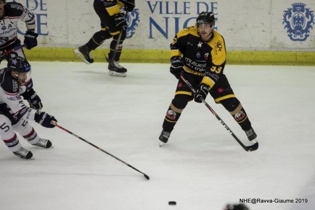 Photo hockey match Nice - Angers  le 02/11/2019