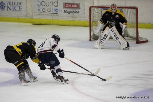 Photo hockey match Nice - Angers  le 02/11/2019