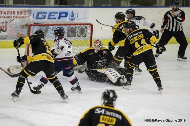 Photo hockey match Nice - Angers  le 02/11/2019