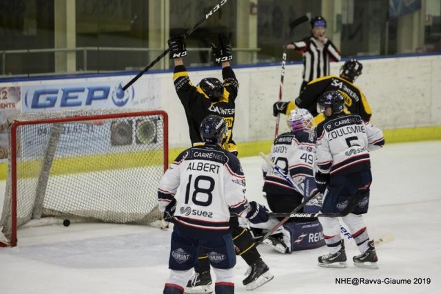 Photo hockey match Nice - Angers  le 02/11/2019