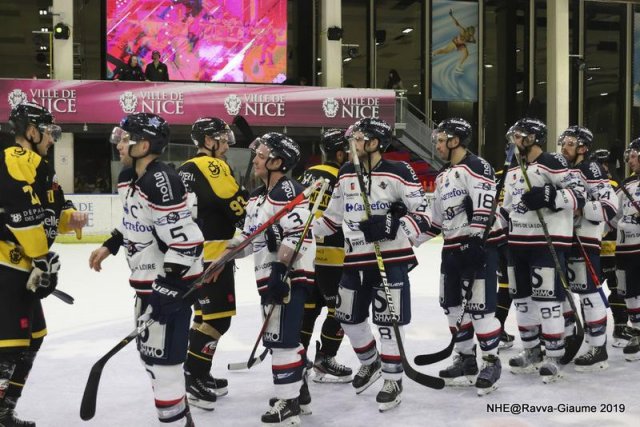 Photo hockey match Nice - Angers  le 02/11/2019