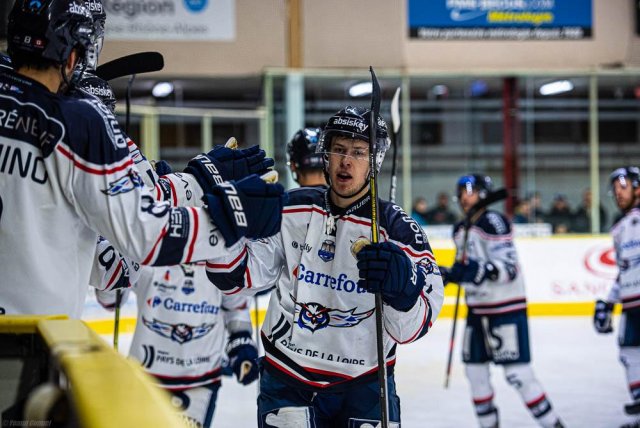 Photo hockey match Chamonix  - Angers  le 19/11/2019