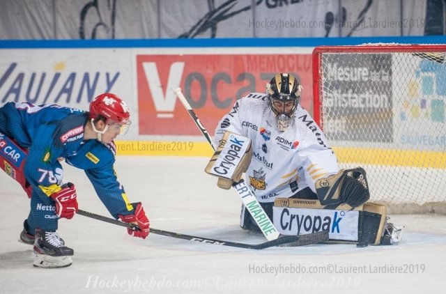 Photo hockey match Grenoble  - Rouen le 22/11/2019