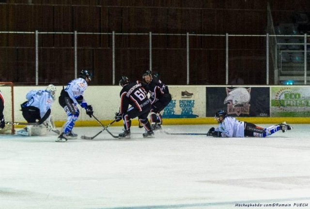 Photo hockey match Toulouse-Blagnac - Courchevel-Méribel-Pralognan le 23/11/2019
