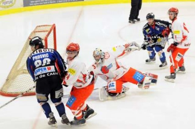 Photo hockey match Caen  - Valence le 11/04/2009