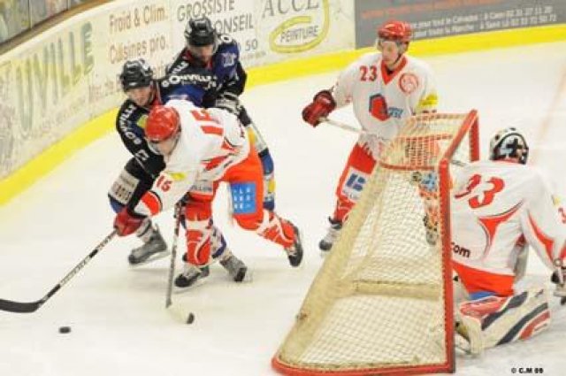 Photo hockey match Caen  - Valence le 11/04/2009