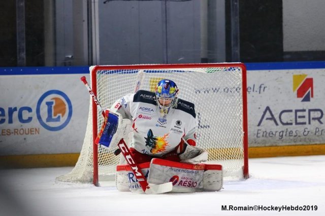 Photo hockey match Rouen - Grenoble  le 01/12/2019