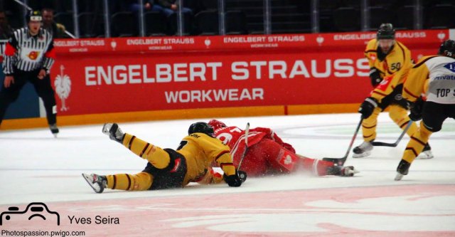 Photo hockey match Lausanne - Luleå le 03/12/2019