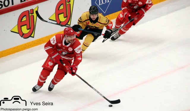 Photo hockey match Lausanne - Luleå le 03/12/2019