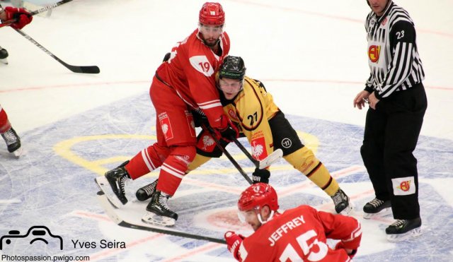 Photo hockey match Lausanne - Luleå le 03/12/2019