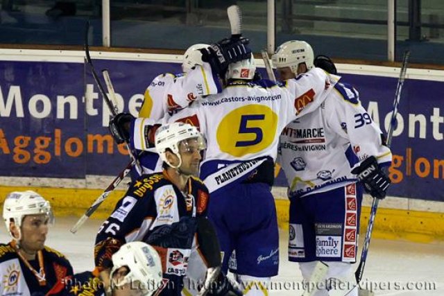 Photo hockey match Montpellier  - Avignon le 11/04/2009