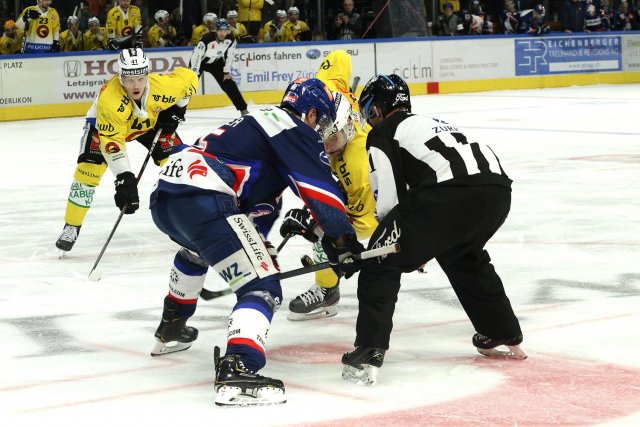Photo hockey match Zürich - Bern le 17/12/2019