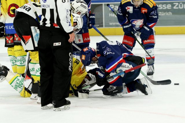 Photo hockey match Zürich - Bern le 17/12/2019