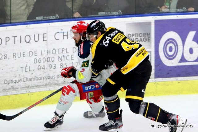 Photo hockey match Nice - Grenoble  le 20/12/2019