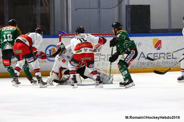 Photo hockey match Rouen - Briançon  le 28/12/2019