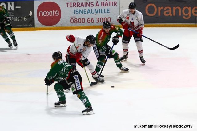 Photo hockey match Rouen - Briançon  le 28/12/2019