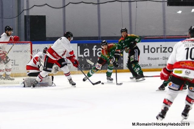 Photo hockey match Rouen - Briançon  le 28/12/2019